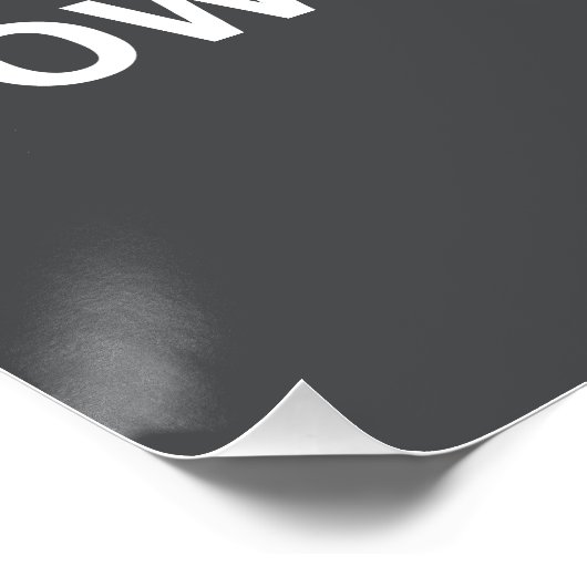 Voeg uw achtergrondkleur, uw afbeelding, jouw teks perfect poster (Hoek)