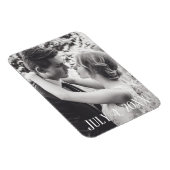 Voeg uw Afbeelding 4 juli bruiloft fotokaart toe Magneet (Rechterzijde)