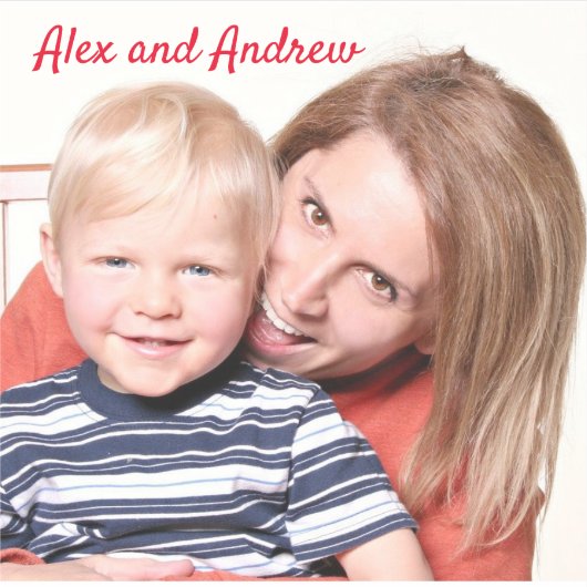 Voeg uw Afbeelding en tekst eenvoudig toe Sticker (Voorkant)