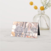 Voeg uw Afbeelding gepersonaliseerde trouwkaart to Plaatskaartje (Voorkant)