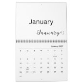 Voeg uw Afbeeldingen 12 maanden kostbare herinneri Kalender (Jan 2027)