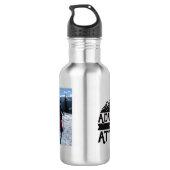 Voeg uw avontuur van de Bergen van de Foto toe is  Waterfles (Achterkant)