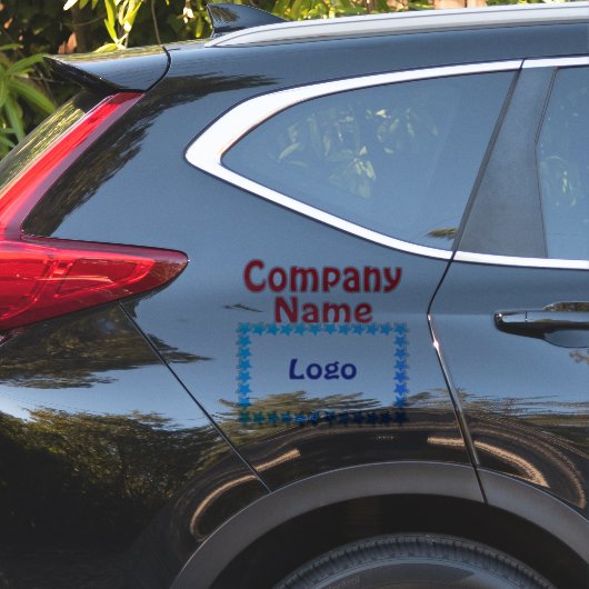 voeg uw bedrijf Custom-Cut Vinyl Sticker (Auto Zijkant)