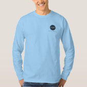 Voeg uw bedrijf Logo en website personeel T-shirt (Voorkant)