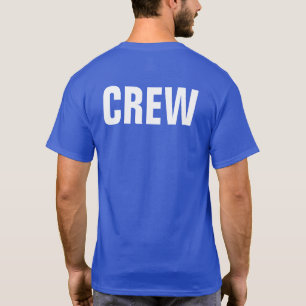 Voeg uw bedrijf Logo website zakelijke medewerkers T-shirt