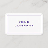 Voeg uw bedrijf moderne professionele legant toe u visitekaartje (Voorkant)