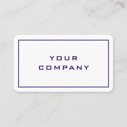 Voeg uw bedrijf moderne professionele legant toe u visitekaartje (Voorkant)