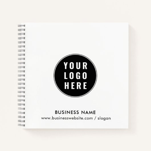 Voeg uw bedrijf toe Logo Corporate Giveaway Notitieboek (Voorkant)