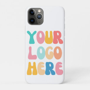 Voeg uw bedrijf toe Logo Modern Minimal Simple Case-Mate iPhone Case