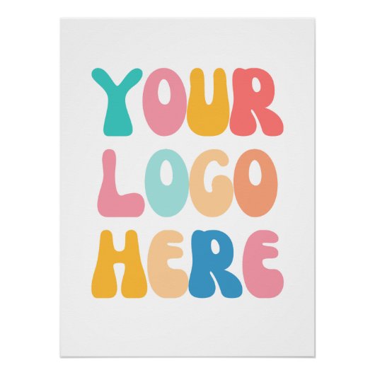 Voeg uw bedrijf toe Logo Modern Minimal Simple Perfect Poster (Voorkant)