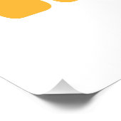 Voeg uw bedrijf toe Logo Modern Minimal Simple Perfect Poster (Hoek)