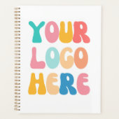 Voeg uw bedrijf toe Logo Modern Minimal Simple Planner (Voorkant)