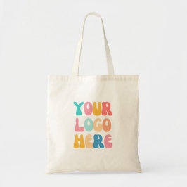 Voeg uw bedrijf toe Logo Modern Minimal Simple Tote Bag