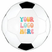 Voeg uw bedrijf toe Logo Modern Minimal Simple Voetbal (Voorkant)