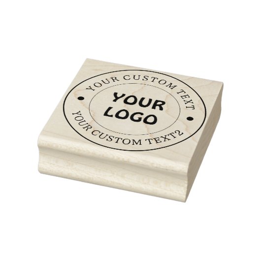 Voeg uw bedrijf toe logo rubberstempel (Stempel)