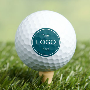 Voeg uw bedrijf toe zakelijke logo golfen golfballen