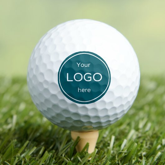 Voeg uw bedrijf toe zakelijke logo golfen golfballen