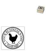 Voeg uw bedrijfs Logo stemstempel toe Rubberstempel (Gestempeld)