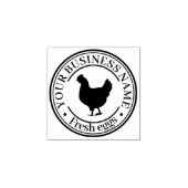 Voeg uw bedrijfs Logo stemstempel toe Rubberstempel (Afrduk)