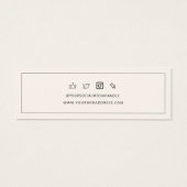 Voeg uw bedrijfs Logo toe die de Kaart van de Vert (Achterkant)