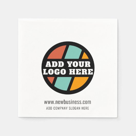 Voeg Uw Bedrijfs van de Website van de Logo Bevord Servet (Voorkant)