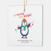 Voeg uw bedrijfseigenaar kerst van de Bedrijfs van Keramisch Ornament (Links)