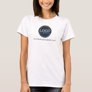 Voeg Uw BedrijfsLogo en Adres van de Website van h T-shirt