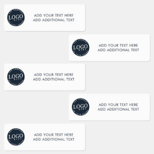 Voeg Uw BedrijfsLogo en de Tekst van de Douane toe Labels