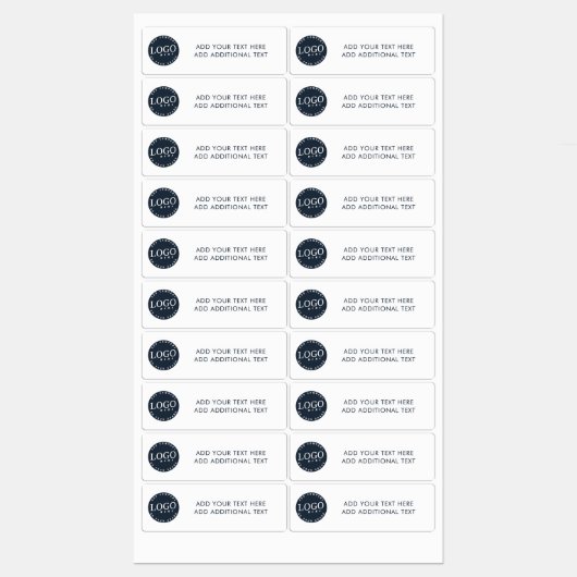 Voeg Uw BedrijfsLogo en de Tekst van de Douane toe Labels (Vel)