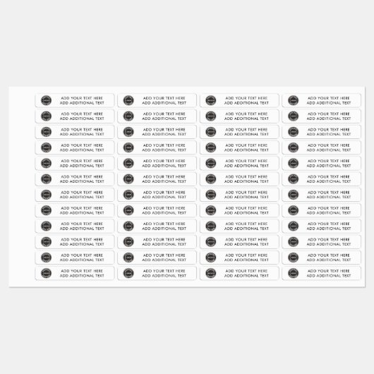 Voeg Uw BedrijfsLogo en de Tekst van de Douane toe Labels (Vel)