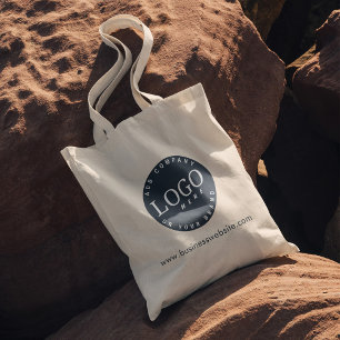Voeg Uw BedrijfsLogo en Website Adres toe Tote Bag