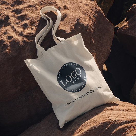Voeg Uw BedrijfsLogo en Website Adres toe Tote Bag
