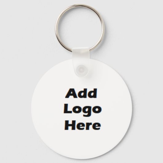 Voeg uw bedrijfslogo hier toe sleutelhanger (Voorkant)