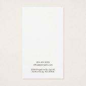 Voeg uw bedrijfsLogo toe de Aangepaste Vertoning v Visitekaartje (Achterkant)