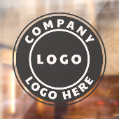 Voeg uw bedrijfslogo toe Eigenaar van het bedrijf Raamsticker (Vel 2)