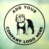 Voeg uw bedrijfslogo toe Ontvangst Raamsticker (Vel 3)