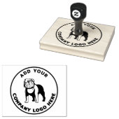 Voeg uw bedrijfslogo toe rubberstempel (Gestempeld)