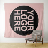 Voeg uw bedrijfslogo toe wandkleed (In Situ (horizontaal))