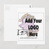 Voeg uw BedrijfsLOGO van het Bedrijf toe Briefkaart (Voorkant / Achterkant)