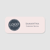 Voeg Uw BedrijfsMedewerker van het Logo toe Naamplaatje (Voorkant)