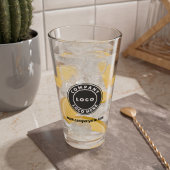 Voeg Uw BedrijfsWebsite en de Logo van het Bedrijf Glas