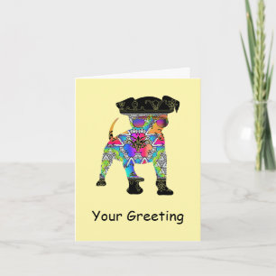 Voeg uw begroeting toe Puppy draagt zonnebril Kaart