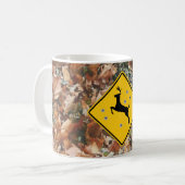 Voeg uw berichtherder camo-mok toe koffiemok (Voorkant links)