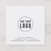 Voeg uw bewerkbare kleur aan de witte rand van het kortingskaartje (Achterkant)