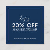 Voeg uw bewerkbare kleur aan de witte rand van het kortingskaartje (Voorkant)