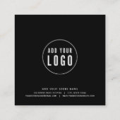 Voeg uw bewerkbare kleur aan de zwarte rand van de kortingskaartje (Achterkant)