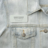 Voeg uw BRANDNAME simple Classic toe Naamplaatje (In situ)