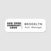 Voeg uw Business Logo Guesthouder Motel Custom toe Naamplaatje (Voorkant)