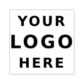 Voeg uw Business Logo Simple Minimalist toe Rubberstempel (Afrduk)