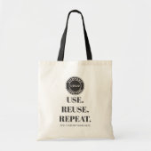 Voeg uw Business Logo slogan en bedrijfsnaam toe Tote Bag (Voorkant)